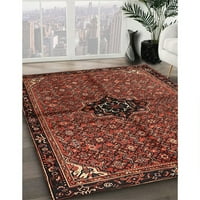 Ahgly Company Indoor Rectangle Traditional Saffron Red Persian Area Cugs, 2 '3'