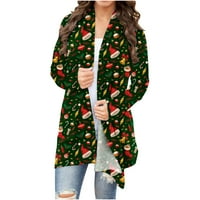 Жена модна джобна плътен цвят дълги ръкави плетени жилетка на разхлабени върхове блуза пуловер hot6sl4491296
