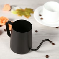 Кафе чайник Черна неръждаема стомана Изсипете чайник за капене на кафе с надг. 350ml