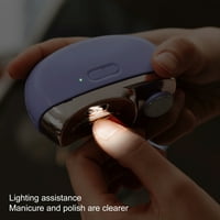 Xinrui Electric Automatic Nail Clipper с лек презареждащ се тример за нокти за нокти за гладки и безопасни маникюр