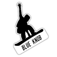 Синьо копче Пенсилвания ски приключения Сувенир приблизително винилов стикер с стикер за стикер